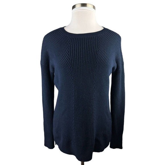 ✨2/$20 Athleta Soft Merino Tunic Ribbed Sweater Extra Fine Wool Blend Medium - Picture 12 of 13
